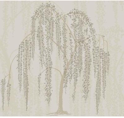 Candice Olson Willow Glow Light Taupe Wallpaper