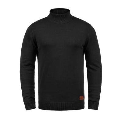 Rollkragenpullover BLEND "Rollkragenpullover BHLatif", Herren, Gr. XXL, schwarz, Obermaterial: 50% Baumwolle CO. 50% Polyacryl PAN., Pullover Rollkragenpullover