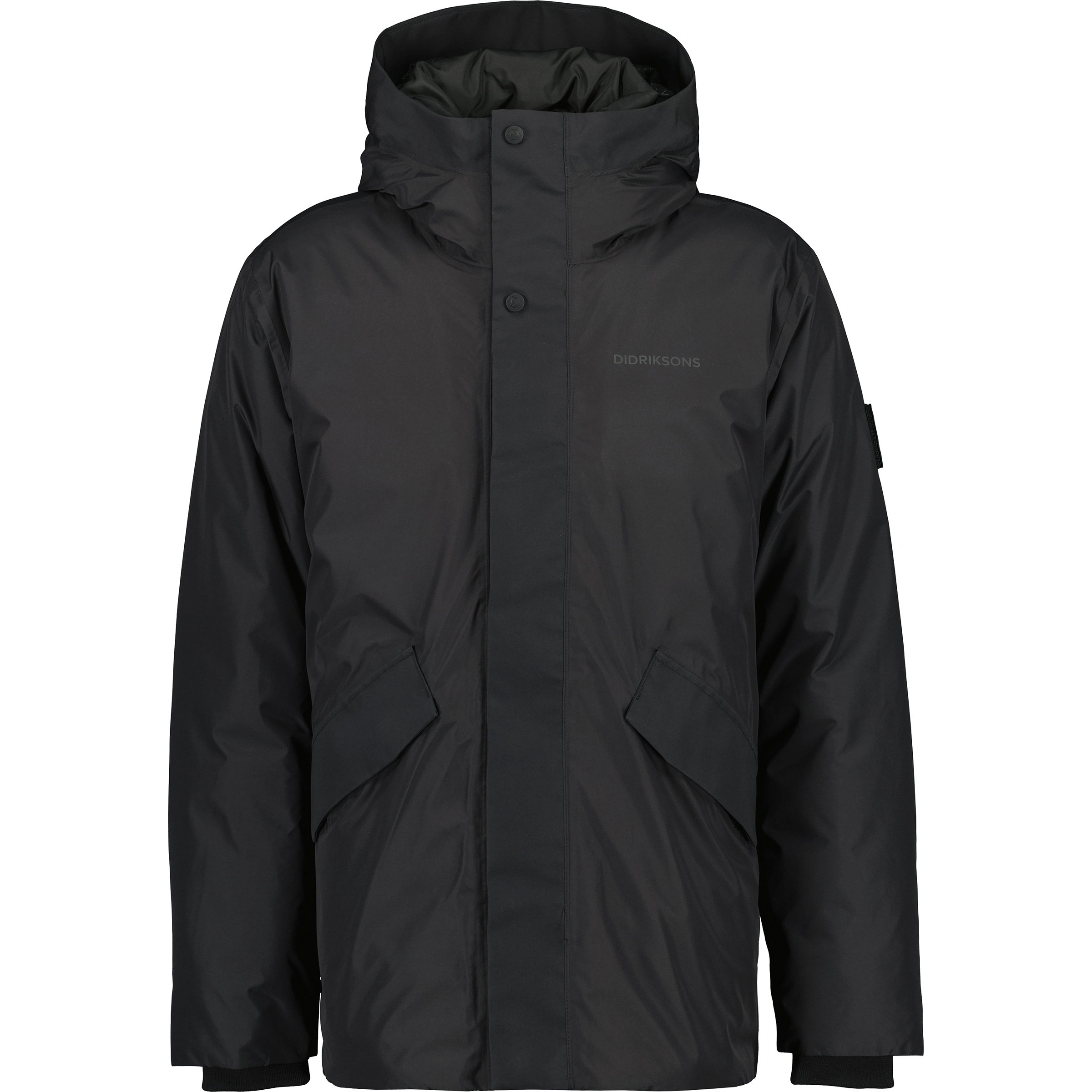 Didriksons Edwin Herren Kunstfaserjacke schwarz Größe M Lifestyle Isolierend Wasserabweisend