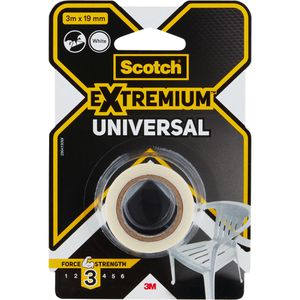 Scotch Gewebeband Extremium Universal Supreme, weiß, 19mm x 3m