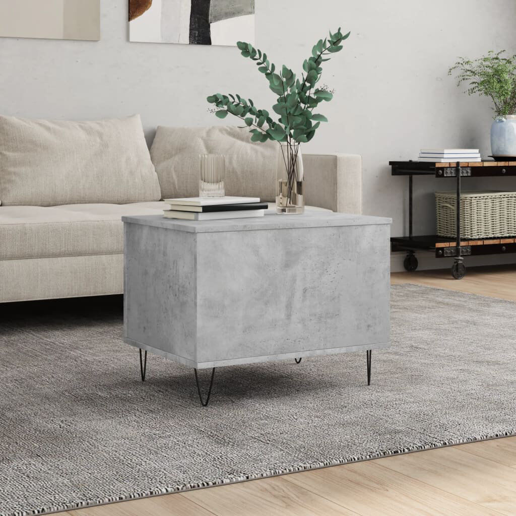 George Oliver Moriaty Coffee Table Concrete Grey 60cm L x 44.5cm W x 45cm H