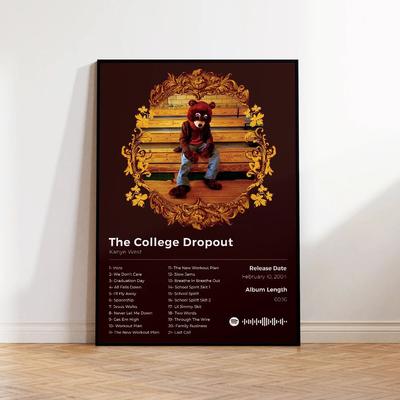 Uplift Treasures Kanye West Jesus Is King Album Canvas Wall Art 7 50x70cm No Frame