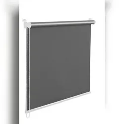 Thermorollo Verdunklungsrollo 70x200 cm dunkelgrau Fensterrollo mit Thermobeschichtung  100% Abdunkl