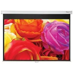 Optoma DS-1095PMG+ Manuelle Pull Down Leinwand für Wand-/Deckenmontage, 16:10, (95") 241cm