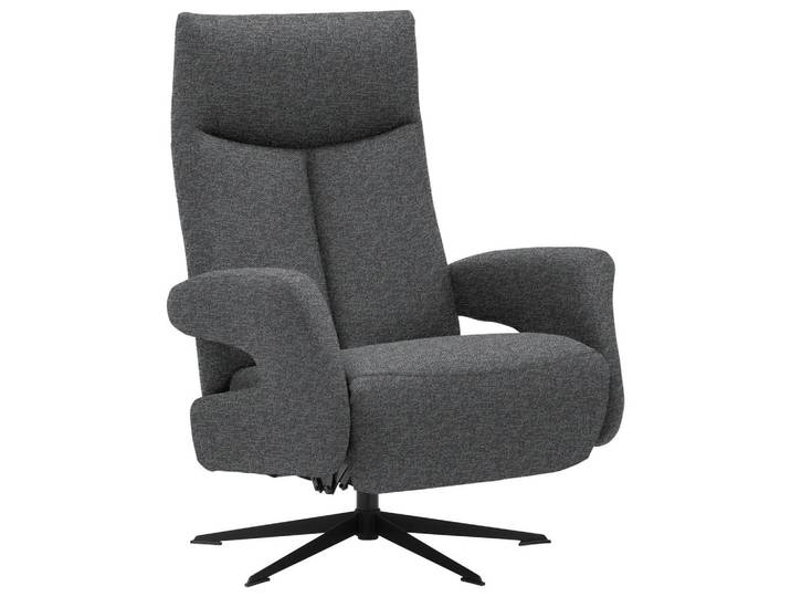 Welnova Relaxsessel, Anthrazit, Metall, 74x105x82 cm, Fussart wählbar, Stoffauswahl, Relaxfunktion, Wohnzimmer, Sessel, Relaxsessel