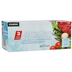 Papstar Gefrierbeutel 3 L 75 Stück