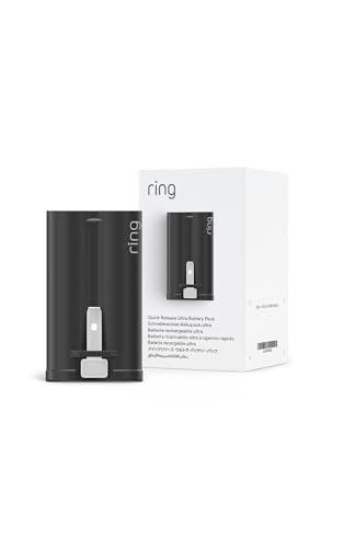 Ring Ultrakrachtige verwisselbare Li-ion batterij voor Battery Video Doorbell Plus (2de generatie) en Battery Video Doorbell Pro (2de generatie), zwart