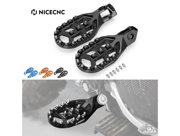 Repose-pieds 2024-2025 pour GasGas EC 300 EC 250 ECF 350 MC 125 MC250F EX EXF 250 300 et KTM EXC 300 EXCF 350 SXF 450