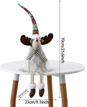Uplift Treasures Large Standing Lighted Christmas Reindeer Figurine h