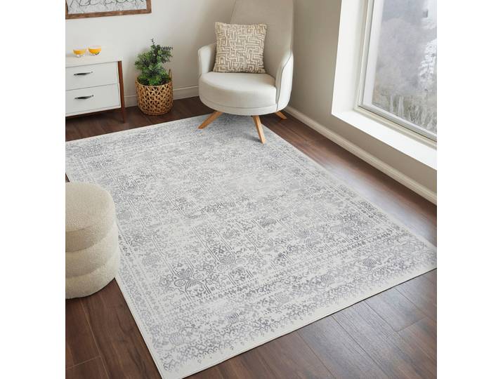 Teppich LIVABLISS OTTAWA , grau, B:120cm H:11mm L:170cm, Polypropylen, Teppiche, Teppich