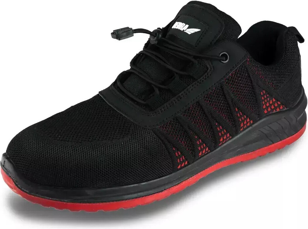Dedra BH9M8V-46 Unisex Veiligheidsschoenen Zwart Textiel en Polyurethaan