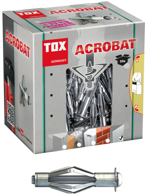 TOX Ancre métallique à cavité Acrobat M5/37 (035101061)