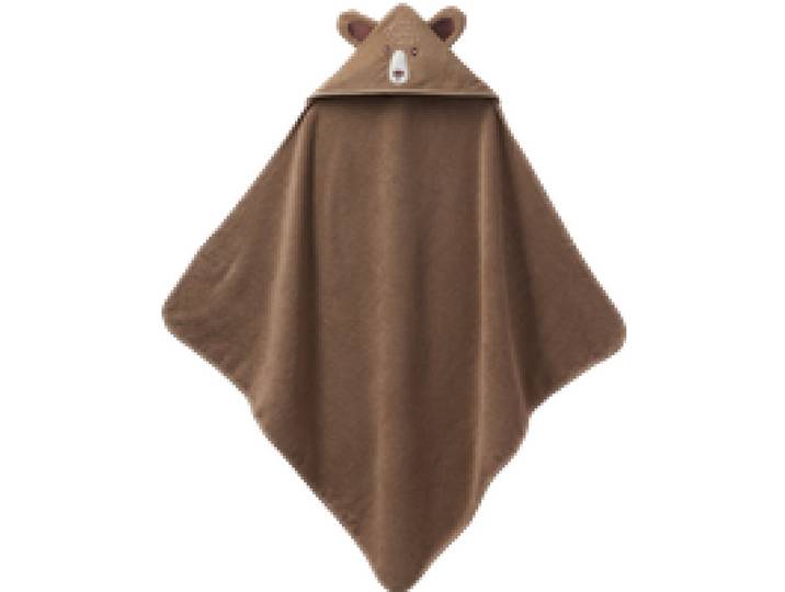 LUPILU® Cape de bain bébé 330g/m² (Ours)