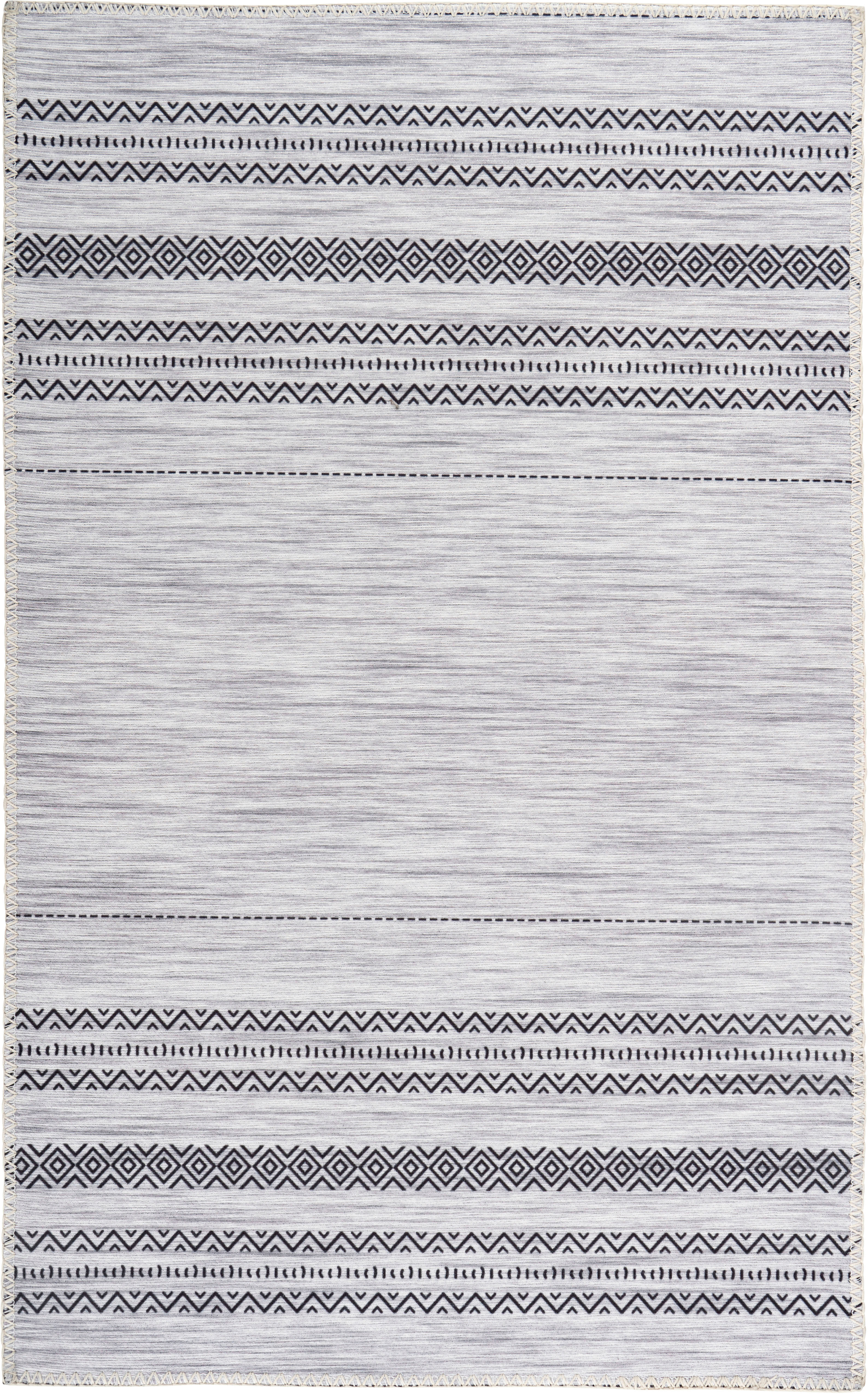 Teppich ARTE ESPINA "Maya 100", grau, B:200cm H:5mm L:290cm, Polyester, Teppiche, Teppich grau B : 200cm 1 Stk., 5mm, L: 290cm