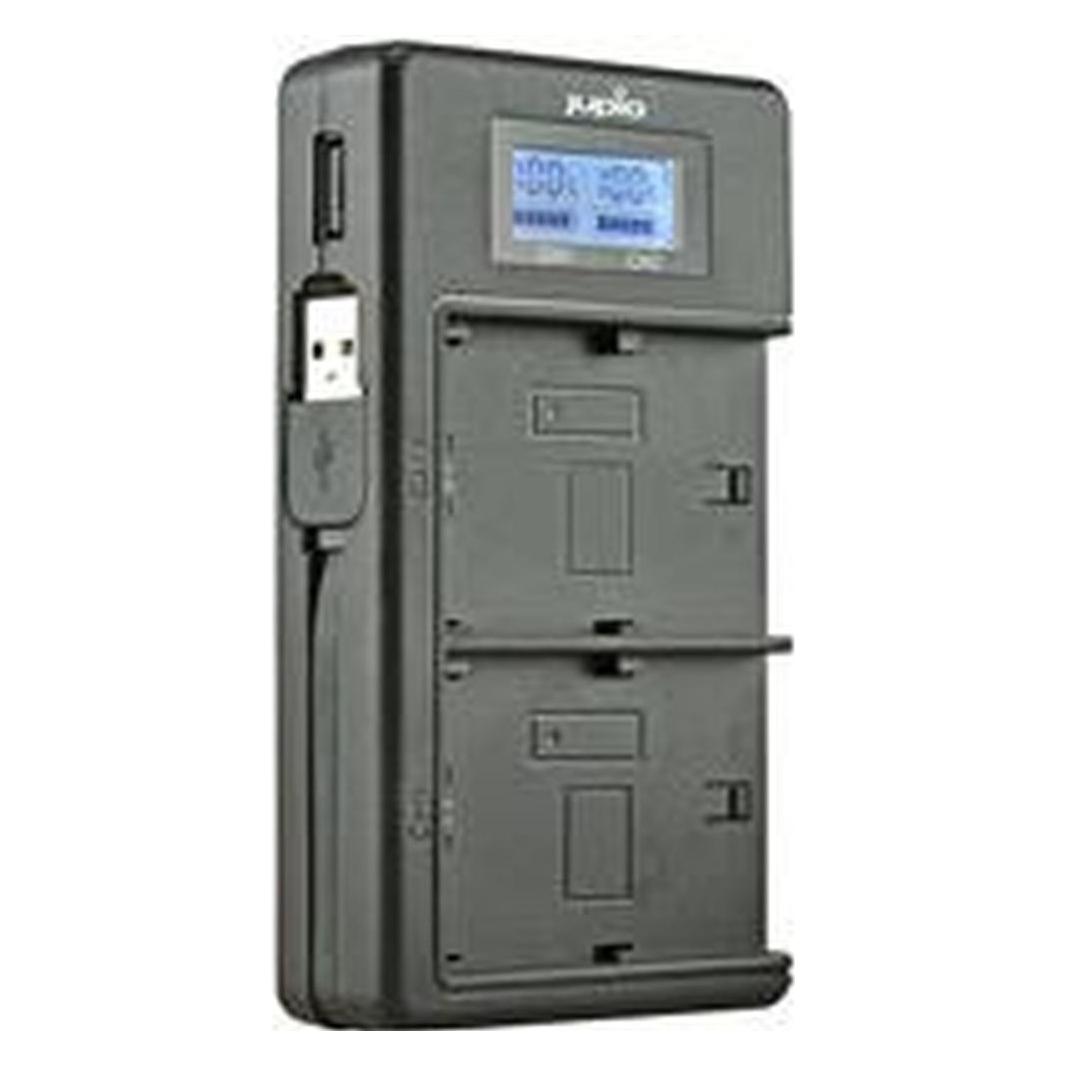 Jupio USB Dedicated Duo Charger LCD For Panasonic DMW-BLF19E (Kamera Akku Ladegerät) (JDC2009)