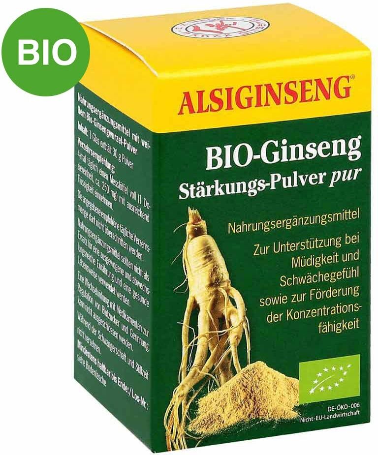 Alsiginseng Stärkungspulver pur 30g