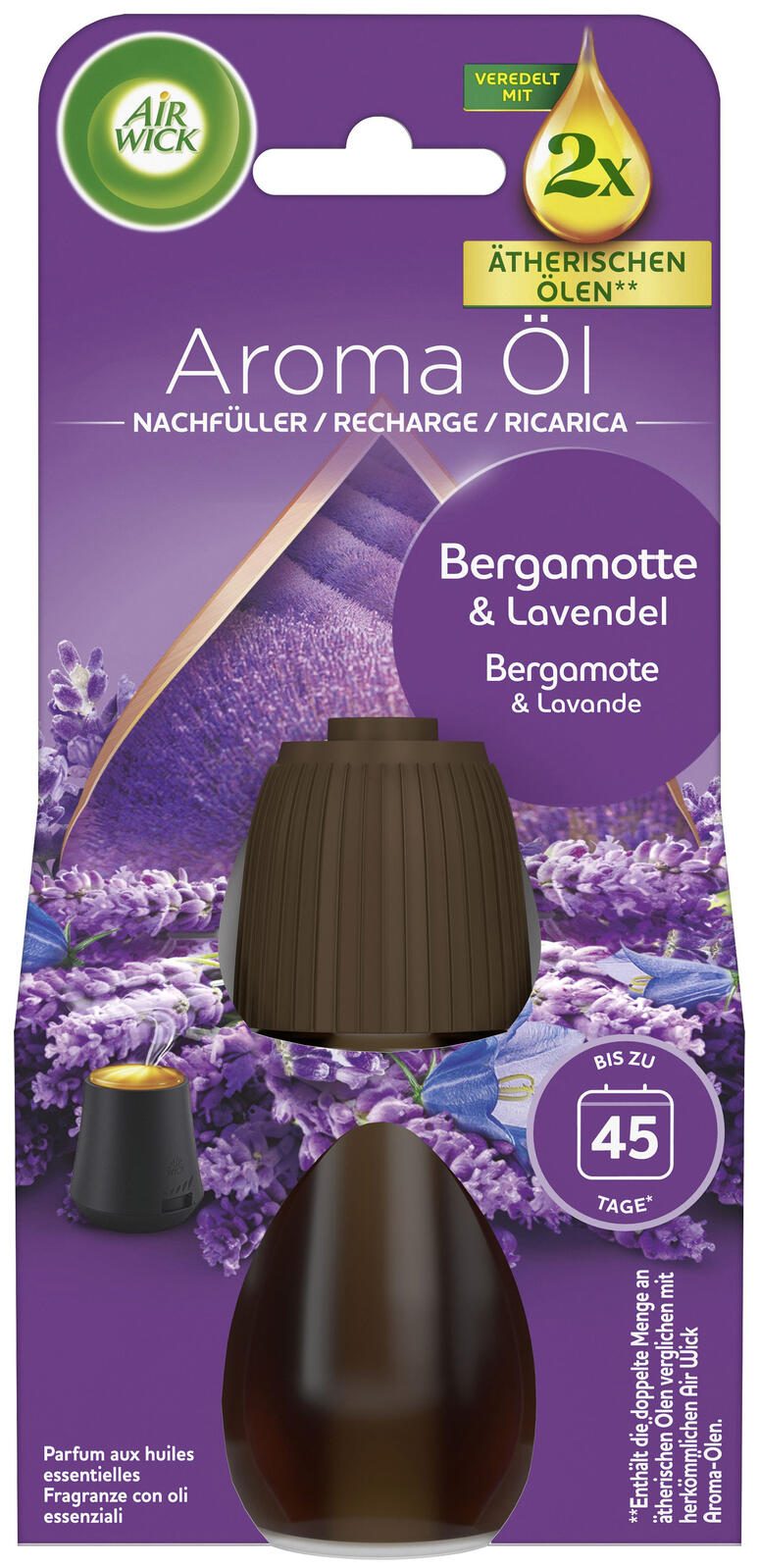 AIRWICK Raumduft-Nachfüller Bergamotte & Lavendel 20 ml 3307901