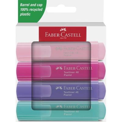 Faber-Castell Textmarker TL 46 Pastell 4er Kartonetui