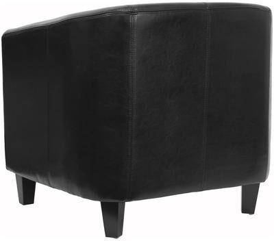 Flash Furniture LeatherSoft Lounge Chair with Sloping Arms