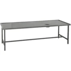 Virtus linker Sortiertisch mit Loch, für Maschinenausgang rechts, B=2400 mm (Z/TTCS100240)