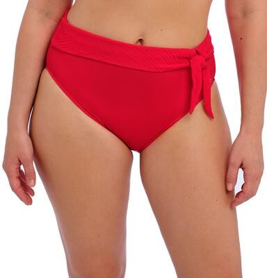 Plus Size Women's OTTAWA HIGH WAIST BIKINI BRIEF by Fantasie Swim in Radiant Red (Size XL)