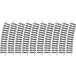 MiniTrix N Gleis R2b 15°, 10er (Spur N)