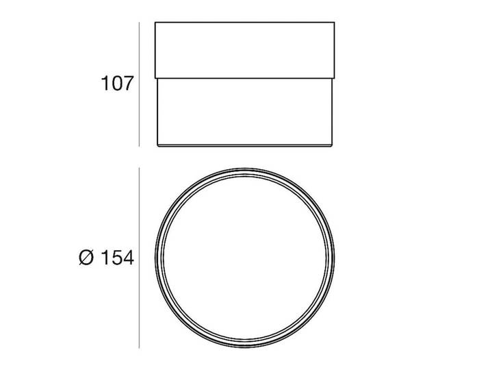 Linea Light LED Deckenlampe Crumb, weiß / opal, für Wohn- / Esszimmer, Metall, LED Deckenleuchte