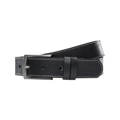 Ledergürtel BABISTA "Ledergürtel MILANVERRO", Herren, Gr. 120, schwarz, Obermaterial: 100% Rindsleder Leather cow., Gürtel Ledergürtel