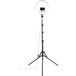 Hama SpotLight Steady 120 III Smartphone-Halter Schwarz, Weiß inkl. Smartphonehalter, Bluetooth 00004678