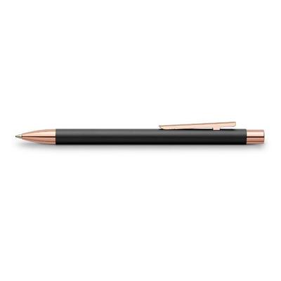 Faber-Castell Kugelschreiber NEO Slim Schwarz, rosegoldfarben