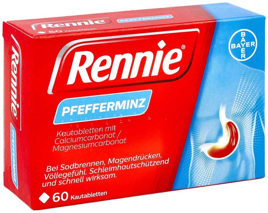 Rennie Pfefferminz gegen Sodbrennen Kautabletten
