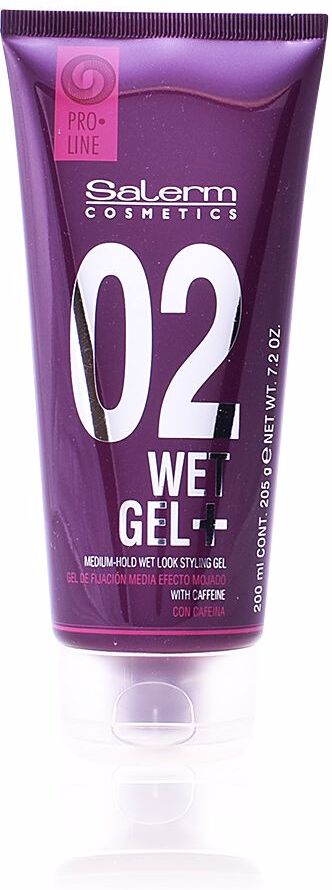 Salerm Wet GEL+ medium hold wet look styling gel 200 ml