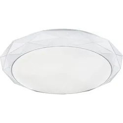 Deckenleuchte dimmbar mit Fernbedienung Deckenlampe Schlafzimmerleuchte, Sternenhimmeleffekt Farbwechsel, CCT, LED 45W 3360lm warmweiß-kaltweiß, DxH 50x9 cm