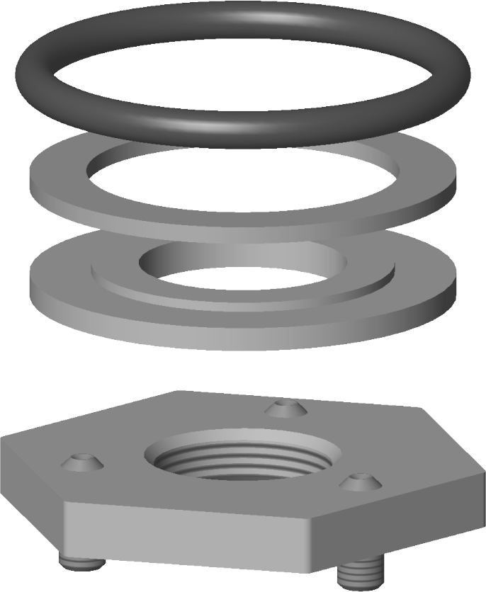 Dornbracht kit de montage SPT-UTB 0430110387990 brut