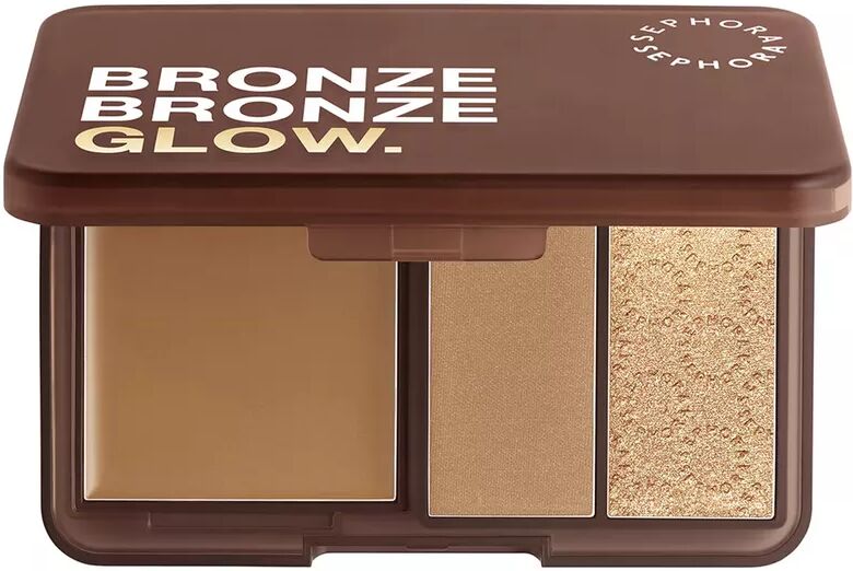 SEPHORA - Bronze Bronze Glow Palette - Bronzer- und Highlighter-Multi-Textur-Trio, 9.9 g,  Bronze to impress