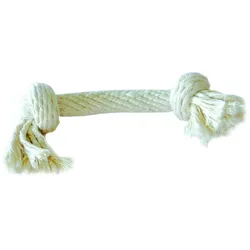 EQuest Hundespielzeug Spirit - Spieltau mit 2 Knoten, Natur - S