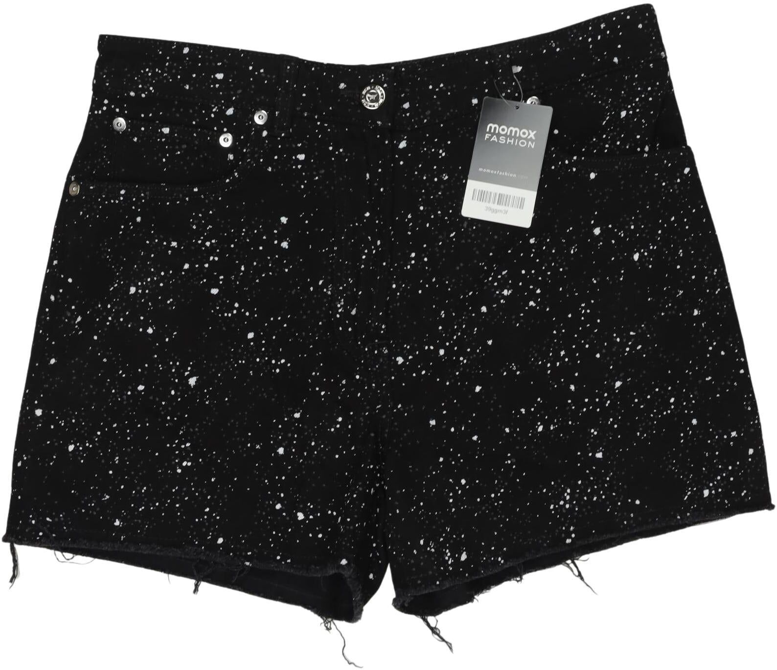MCM Damen Shorts, Schwarz, Gr. L, Synthetik / Elasthan / Baumwolle - Second Hand