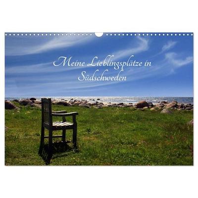 Meine Lieblingsplätze in Südschweden (Wandkalender 2026 DIN A3 quer), CALVENDO Monatskalender
