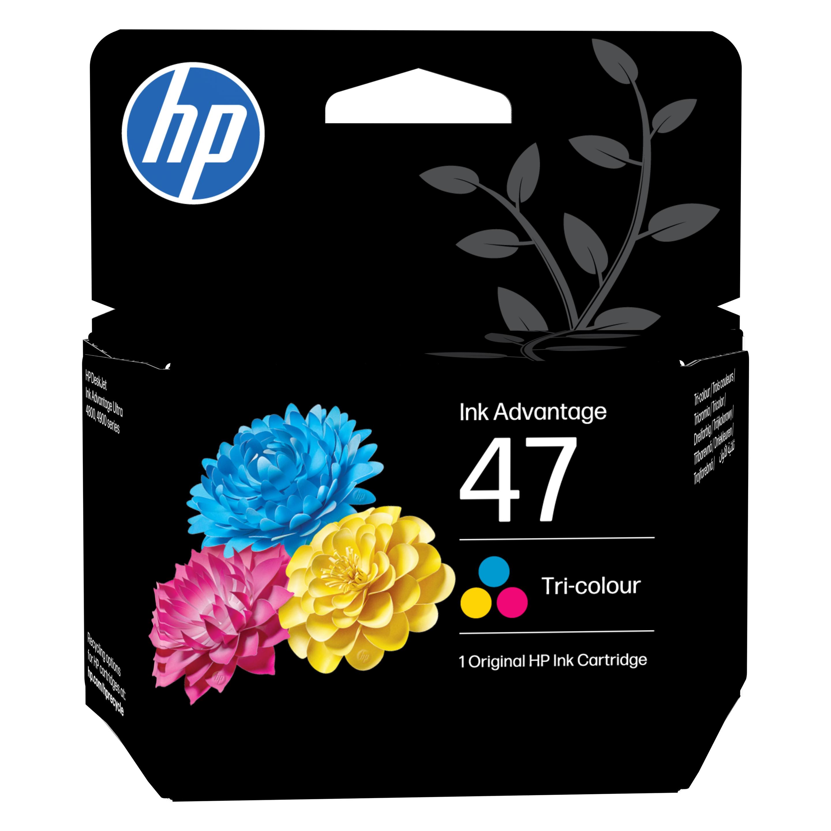 HP Ink Cart/ 47 Tri-color Original Car (C, M, Y) (6ZD61AE#BHK)