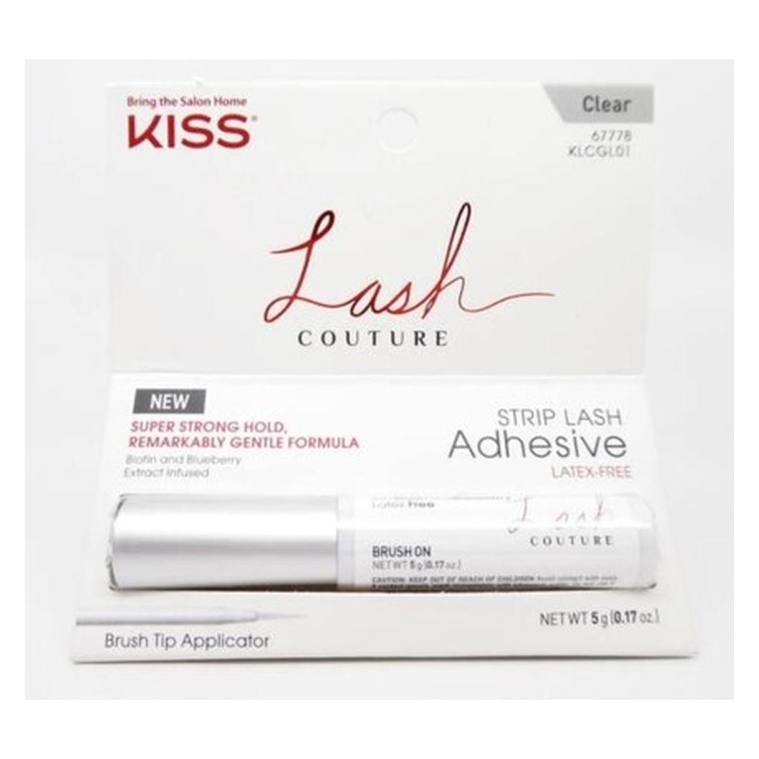 KISS Lash Couture Strip Lash Adhesive for False Eyelashes Clear 0.17oz/5g (Wimpernkleber) (80038252)