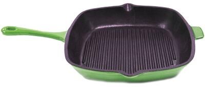 "BergHOFF Neo Cast Iron Square Grill Pan 11"", Green"