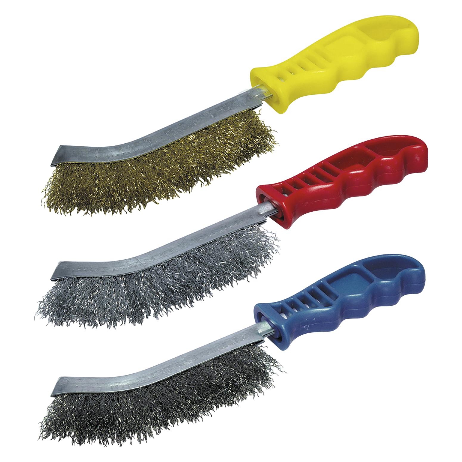 wolfcraft 1 Handdrahtbürsten-Set 3-tlg. (2138000)