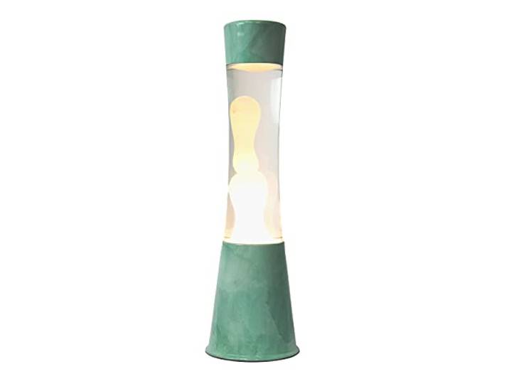 Fisura - Lavalamp. Lamp met ontspannend effect. Inclusief reservelamp. 11 cm x 11 cm x 39,5 cm. (Jade)