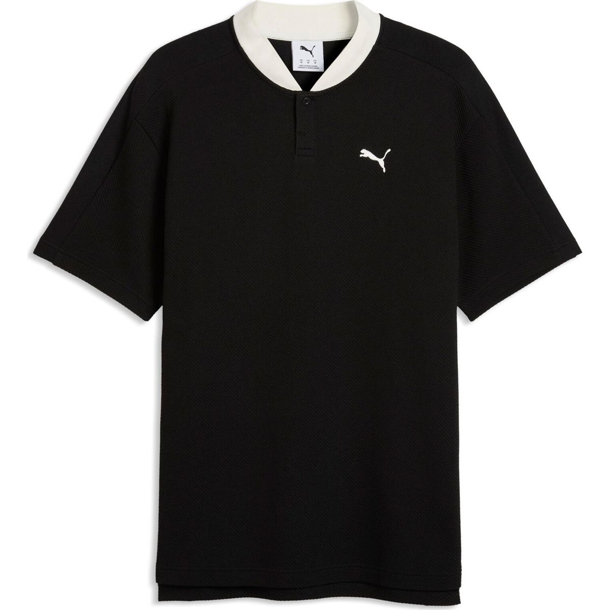 Puma Class Relaxed Material Polo puma black (01) L 694302-01-L