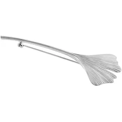 trendor 75725 Brosche Ginkgoblatt Silber 925