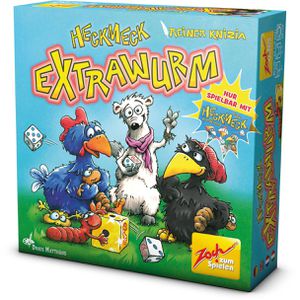 Zoch Würfelspiel 601105081, Heckmeck Extrawurm, Erweiterungsset, ab 8 Jahre, 2-7 Spieler