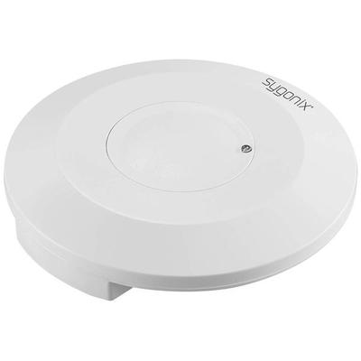 Sygonix SY-6118228 Decke, Aufputz HF-Bewegungsmelder 360° Relais Weiß
