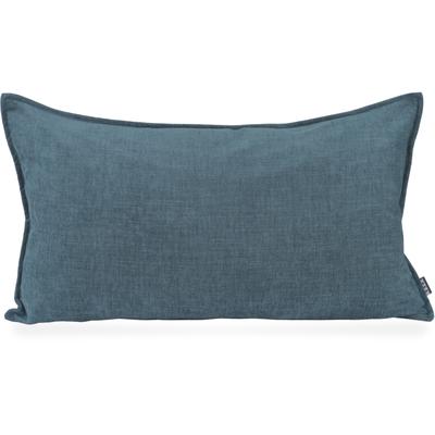 Dekokissen H.O.C.K. "Lucky", blau (petrol, unifarben), B:70cm H:10cm L:40cm, Polyester, Dekokissen_Sitzkissen_Kissenhüllen, Sofakissen inkl. Füllung, 70x40cm, einfarbig, creme ecru, Dekokissen