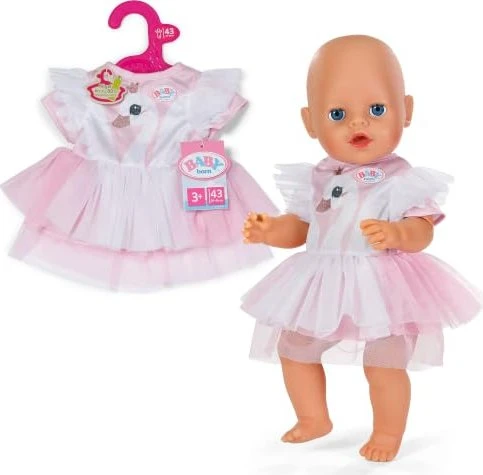 BABY born Kleid mit Schwan 43 cm