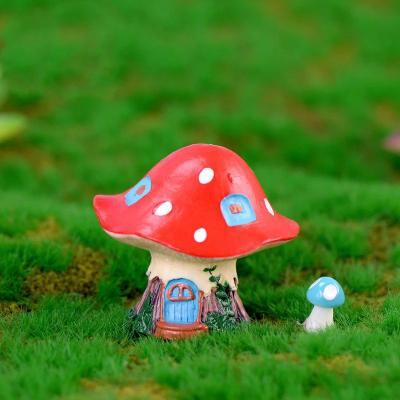 Inspire Select Enchanted Mini Fairy Garden Figurines Set Whimsical DIY Fairy Garden Accessories For Miniature Landscaping & Dollhouse red Mushroom 1 Pc